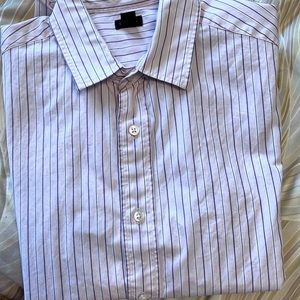 Jcrew Ludlow pink and blue stripe dress shirt